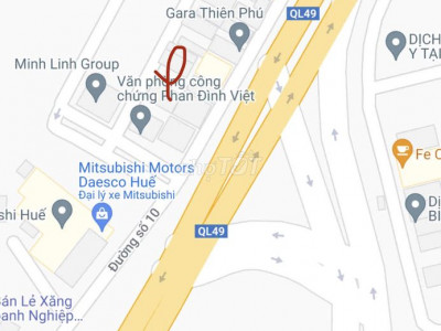 cho thuê 134m2 đất đông nam thuỷ an, chân cầu Vượt