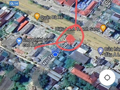 Vị trí đẹp nhất thị trấn A lưới Góc 2 mặt tiền