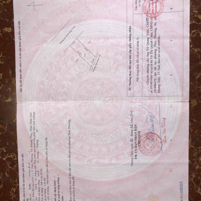 Đất sổ đỏ 164. 8 m2. đường quy hoạch 13.5 m.