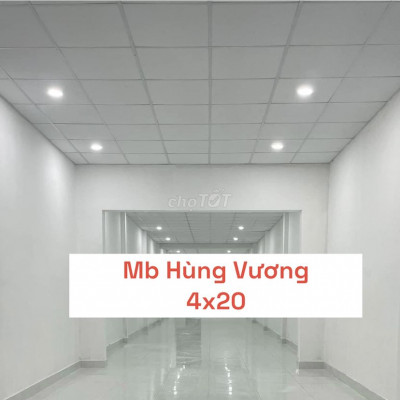 Mặt bằng đẹp Hùng Vương - 4x20m gần Ngã 6 - Vincom