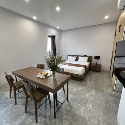 Căn hộ 1 phòng ngủ full nội thất