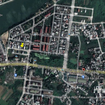 Cho thuê mặt bằng gần chợ đầu mới Phú Hậu