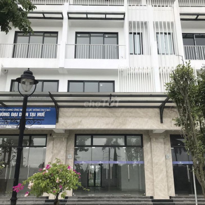 Cho thuê Shophouse hoàn thiện 4 tầng Ecogaden Huế mặt tiền đường 60m
