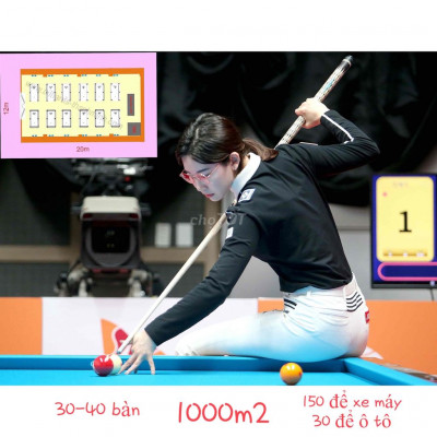 CHO THUÊ MẶT BẰNG 1000M2 - TỔ HỢP BILLARDs & COFEE LỚN NHẤT HUẾ