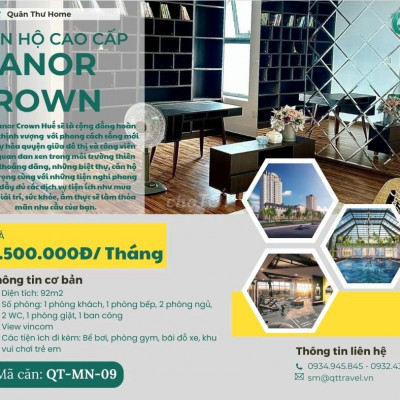 cho thuê căn hộ cao cấp (88m2) - manor crown