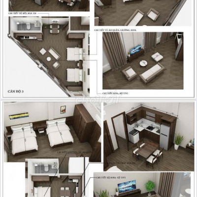 Căn Hộ Studio Siêu đẹp Full Nội Thất. Mới chưa ai ở