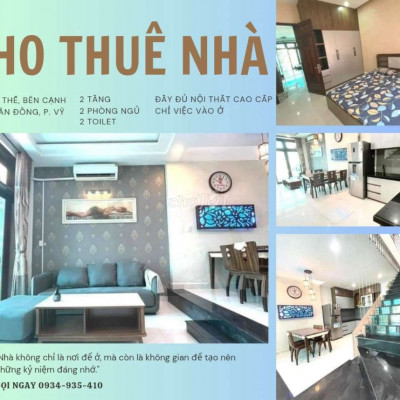 🔥CỰC HOT! NHÀ 2 TẦNG FULL NỘI THẤT CÓ GARO OTO TẠI VỸ DẠ CHỈ 8tr
