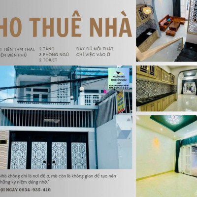 🔥🔥CỰC HOT! NHÀ MẶT TIỀN 2 TẦNG HIỆN ĐẠI CÓ GARA OTO CHỈ 6tr/tháng.