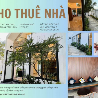 🔥CỰC HOT! NHÀ HIỆN ĐẠI 160M2 FULL NỘI THẤT TẠI TAM THAI CHỈ 7tr/tháng