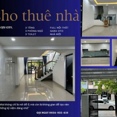 🔥CỰC HOT! NHÀ 3 TẦNG MỚI ĐẸP FULL NỘI THẤT TẠI AN CỰU CITY HƠN 9tr