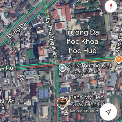 Mặt bằng kinh doanh mặt tiền đường Lý thường Kiệt, Thành phố Huế