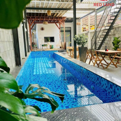 Cho thuê nhà 3 tầng mặt tiền TÔN QUANG PHIỆT full nội thất có bể bơi